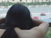露台後入美尻港女