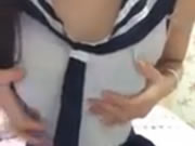 新加坡性感水手JK服學妹自拍