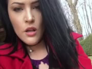美國本土巨乳鬼妹戶外自慰快速性高潮