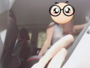 騷女喺野外車入面玩自拍秀誘惑長腿高踭同美乳粉鮑