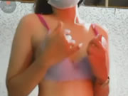阿拉伯女性感自拍除內衣