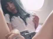 極品發姣淫女阿朱喺飛機上自慰