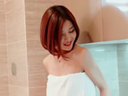 高顏值網紅閆盼盼大波翹臀完美身材喺浴室