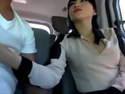 韓國女仔喺車上各種刺激車震性愛