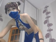 迷妳蘿莉喺網絡直播無毛角色扮演 火影忍者